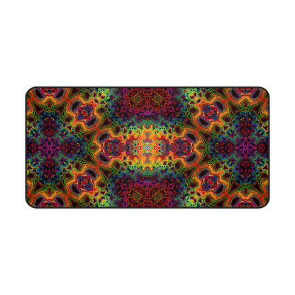 "Lysergic Burst" DESK MAT (12x18)(12x22)(15.5x31)