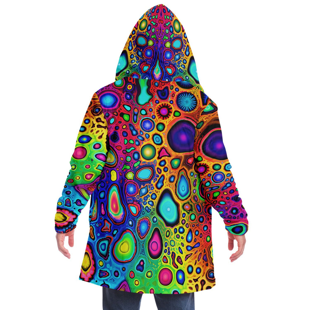 "Psycho Leopard" HOODED CLOAK