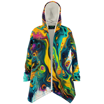 "Psywirl" HOODED CLOAK