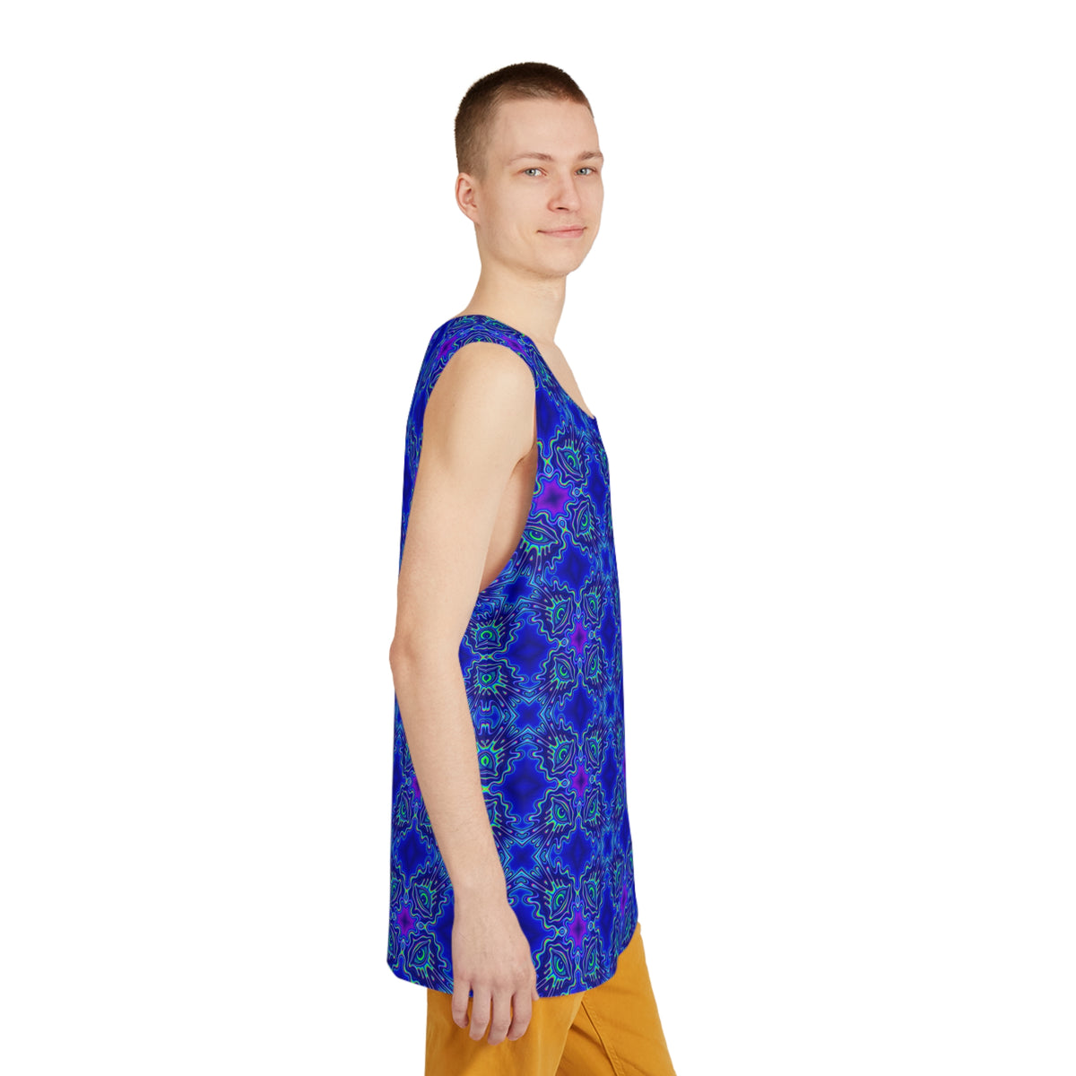 "All Melting Eye Matrix" MEN'S TANK TOP