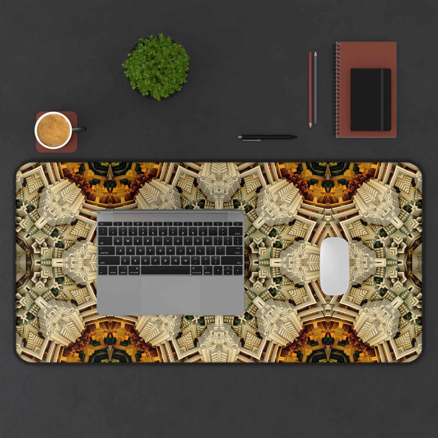 "Mayan Web" DESK MAT (12x18)(12x22)(15.5x31)