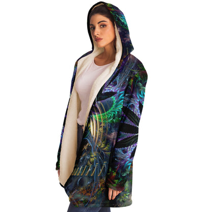 "Heightened Stroll" HOODED CLOAK