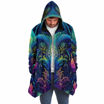 "Orchidious" HOODED CLOAK