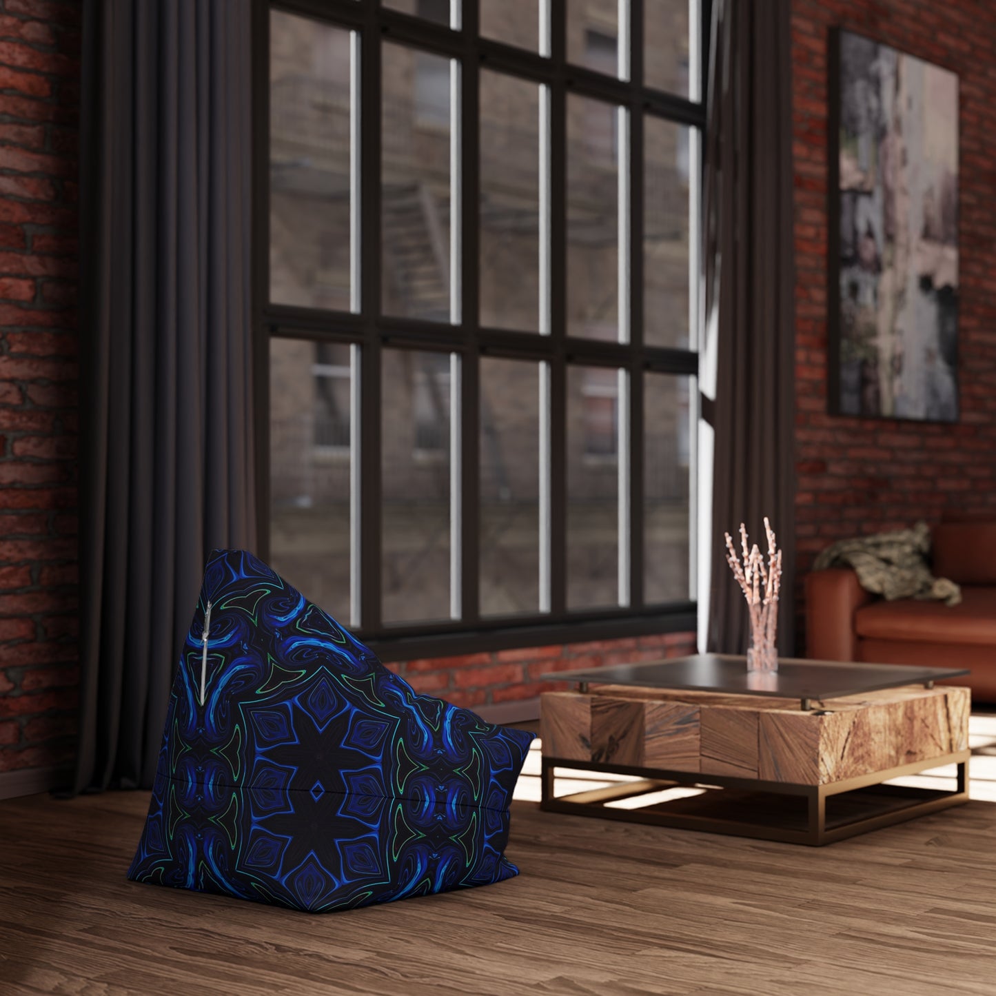 "Liquid Night" BEAN BAG CHAIR COVER