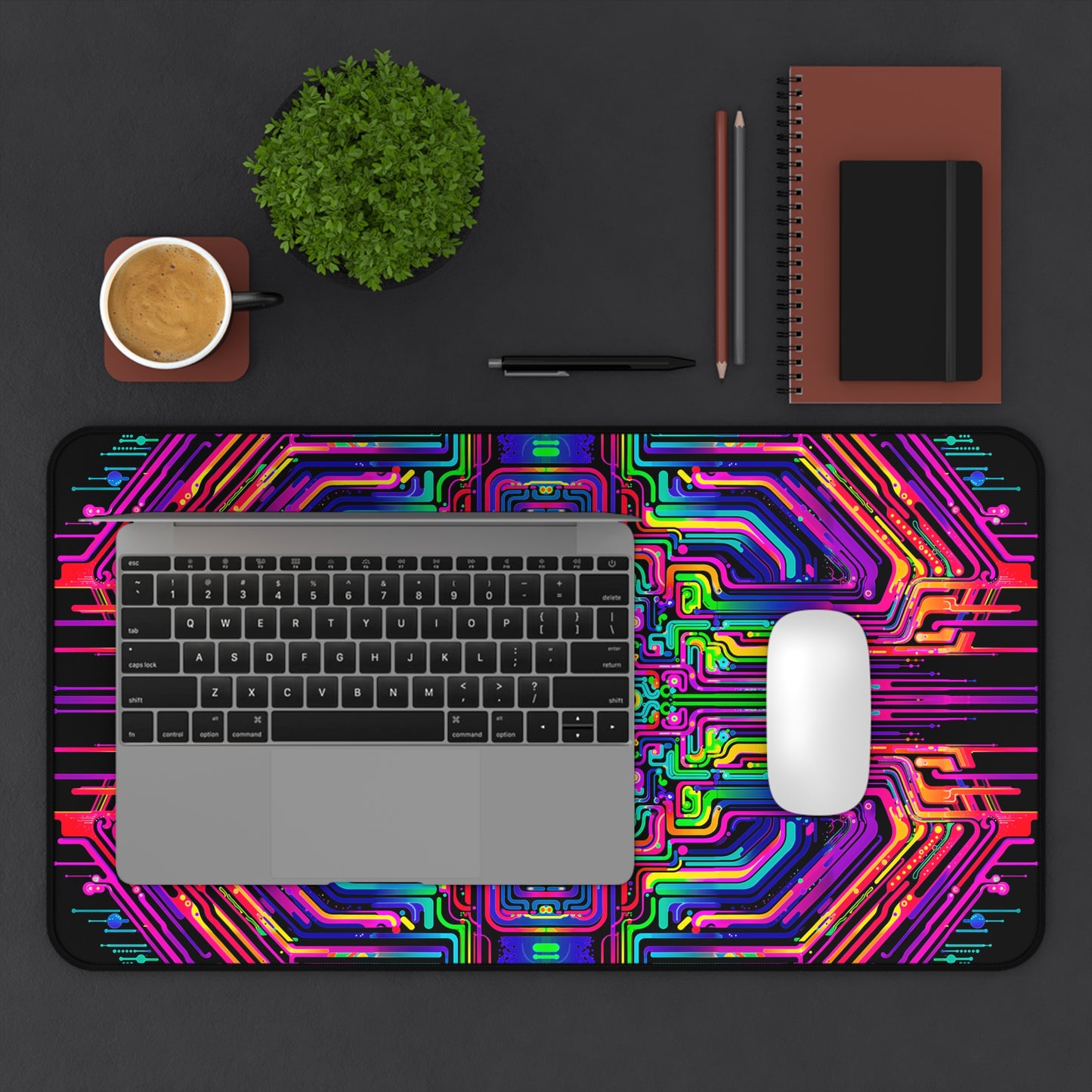 "Rave Nexus" DESK MAT (12x18)(12x22)(15.5x31)