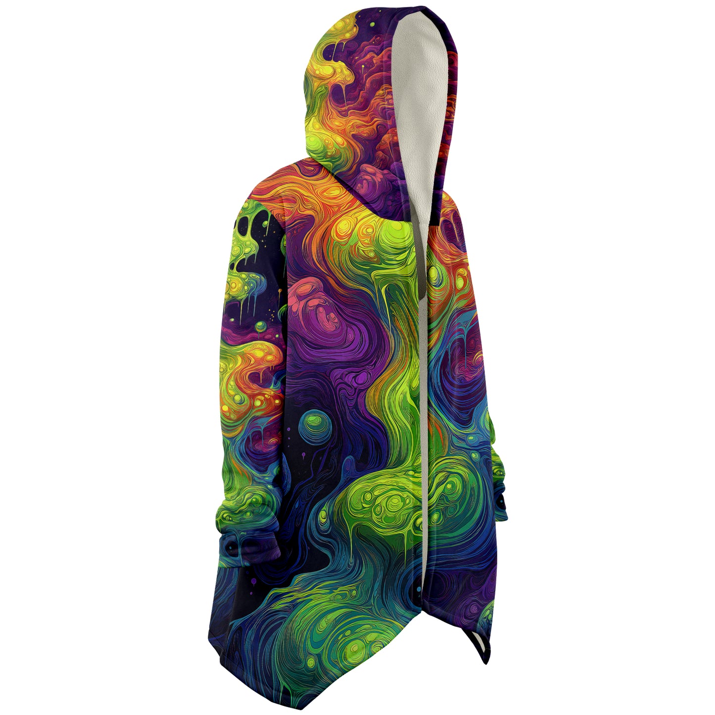 "I Love Lava Lamp" HOODED CLOAK