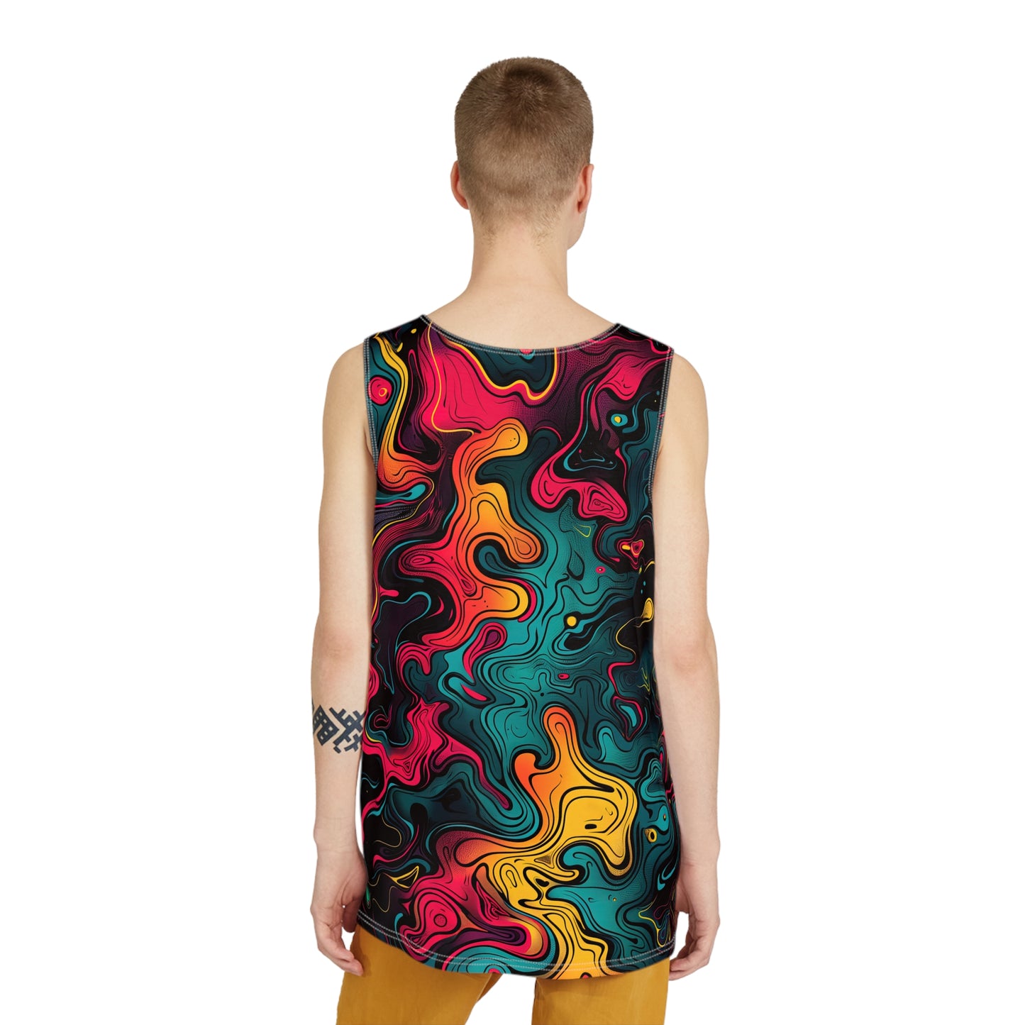 "Neon Oil" MEN'S TANK TOP