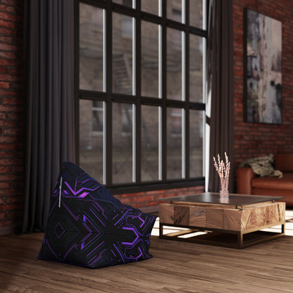 "Alice In Night City" BEAN BAG CHAIR COVER