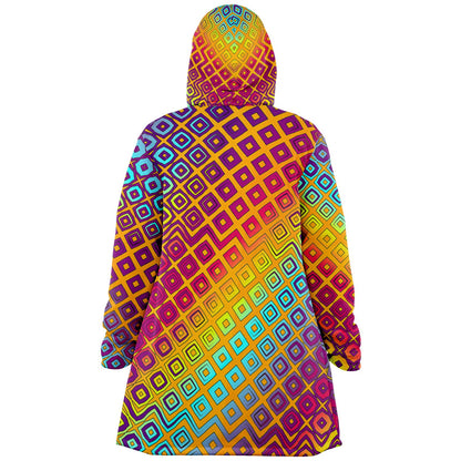"Peacocking" HOODED CLOAK