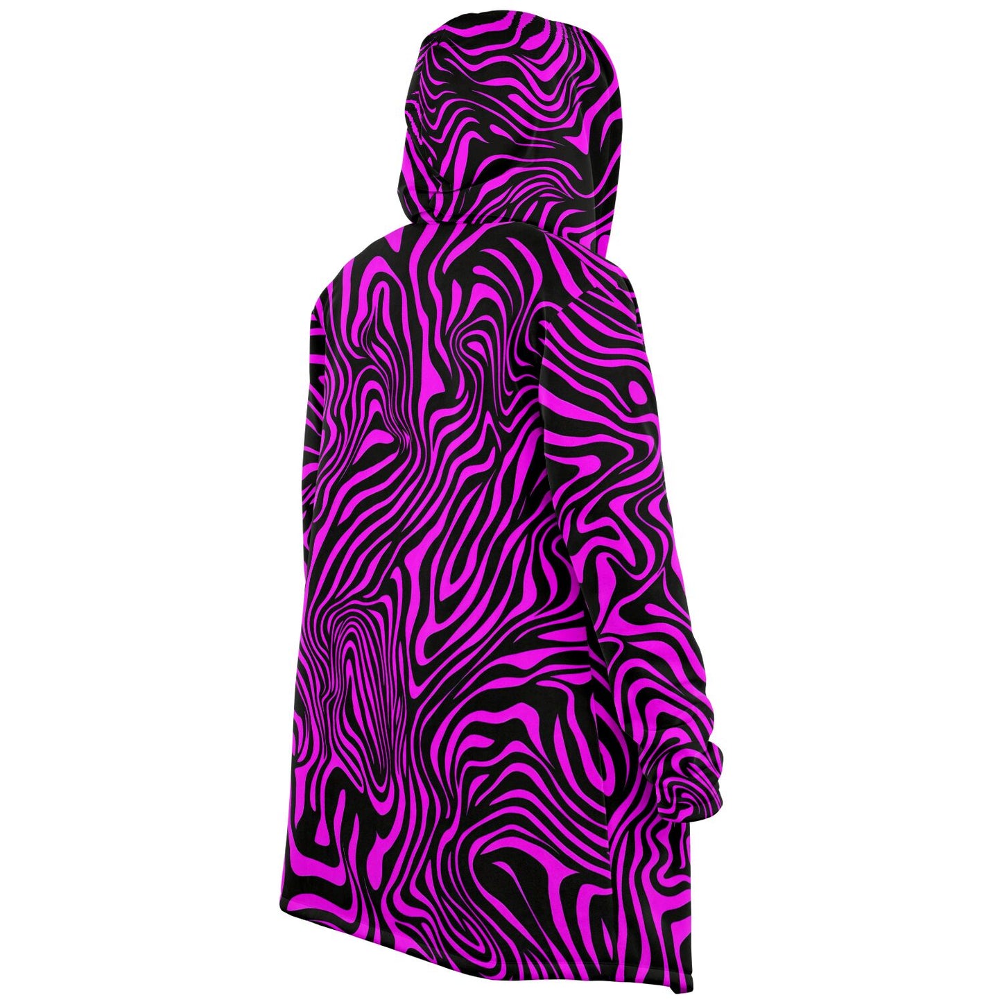 "Pink Zebra" HOODED CLOAK