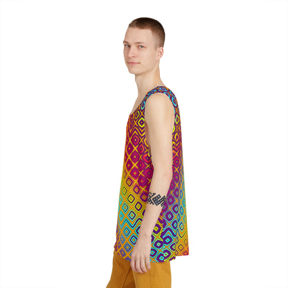 "Peacocking" MEN'S TANK TOP