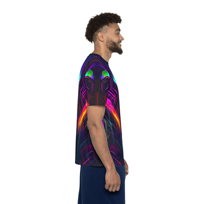 Collar detail of the "Knight City" sport tee, showing the neckline and classic fit finish.