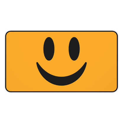 "Yellow Smiley" DESK MAT (12x18)(12x22)(15.5x31)