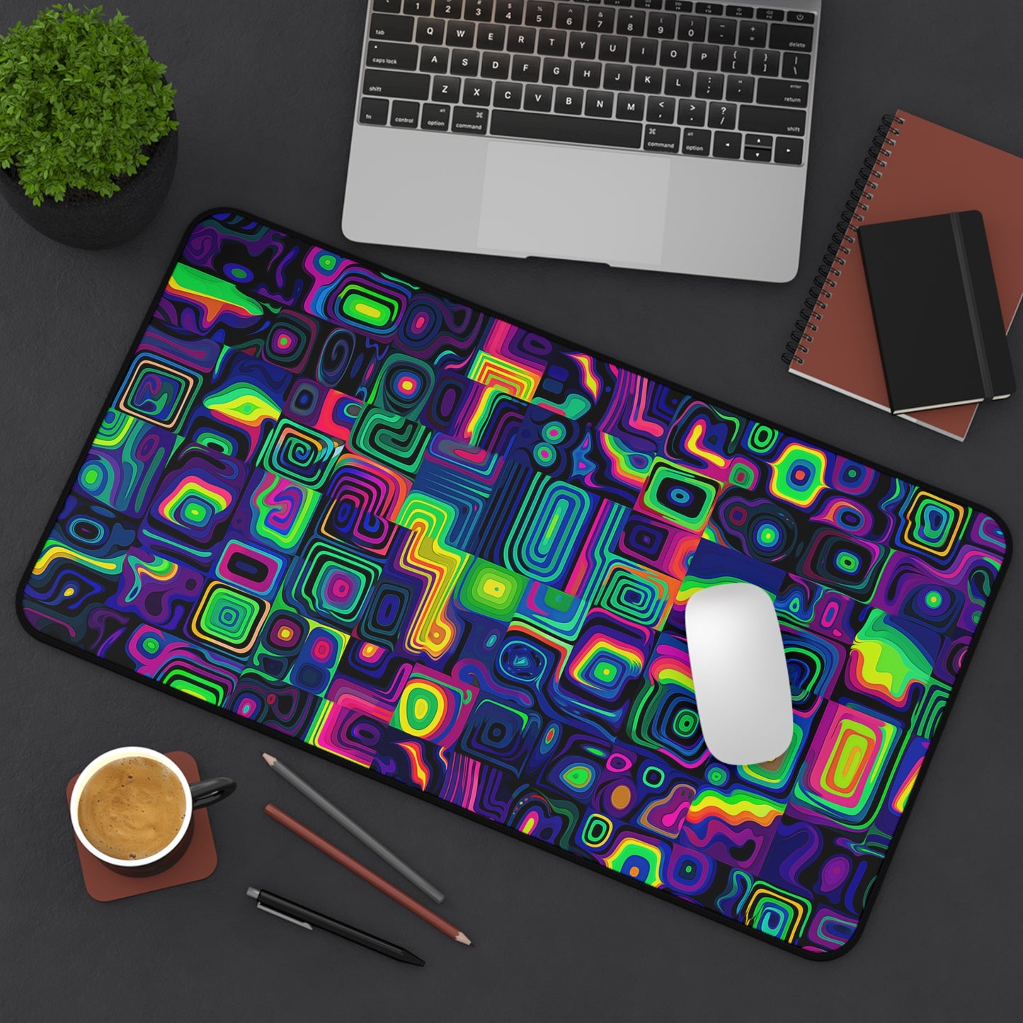 "Purple Delusion" DESK MAT (12x18)(12x22)(15.5x31)