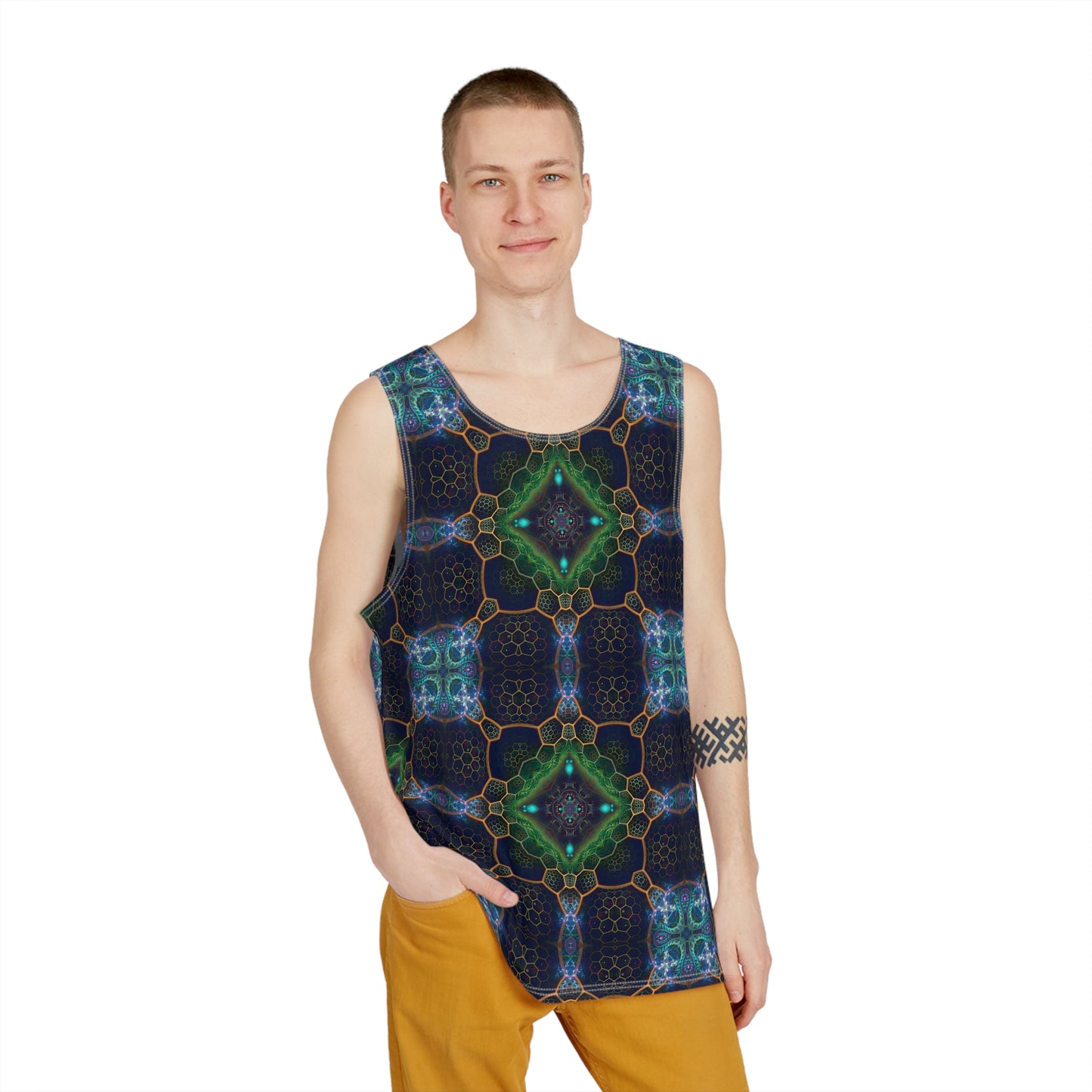 "To Tree or Not To Tree Pattern" MEN'S TANK TOP
