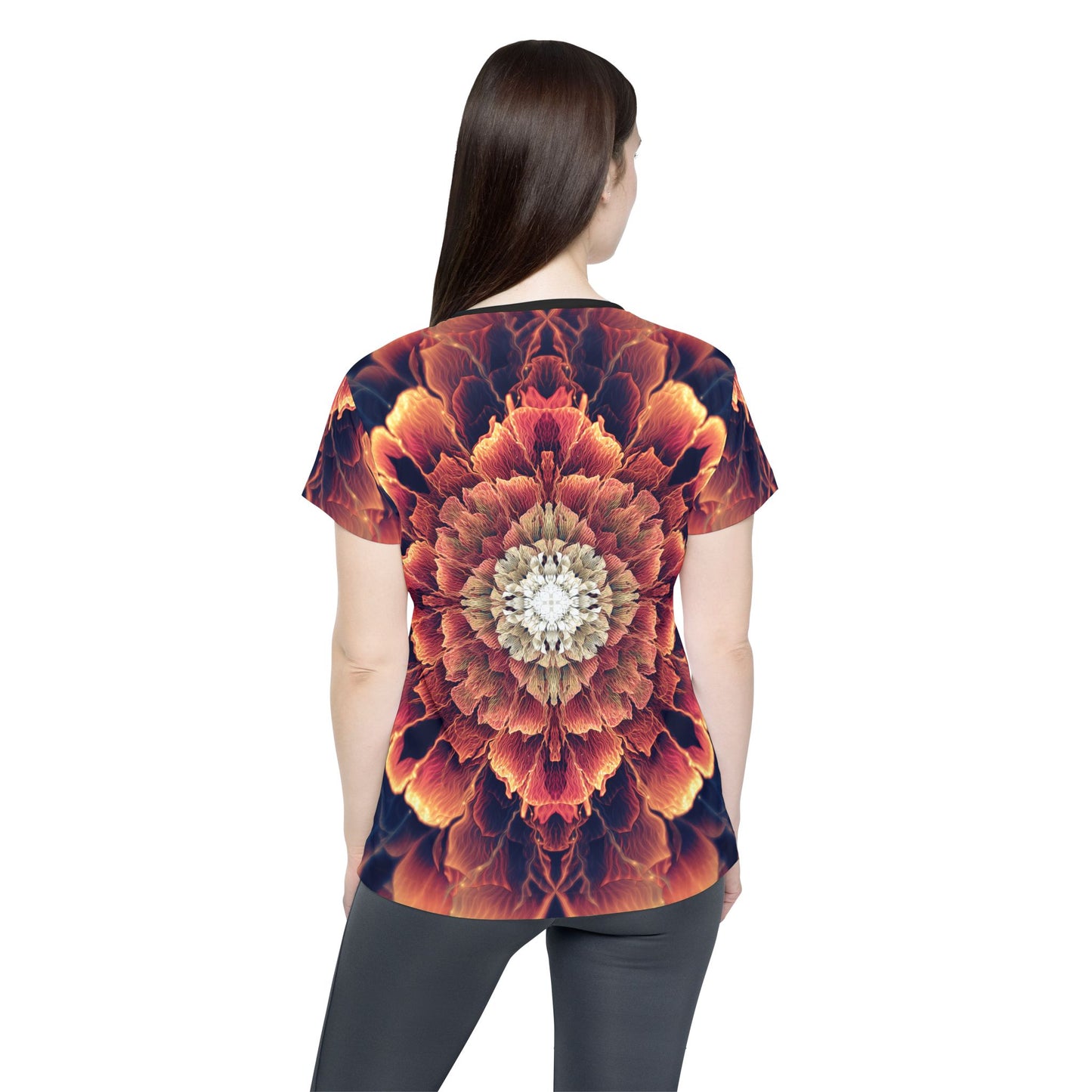 "Mandala Bloom" (WOMEN'S) SPORT TEE