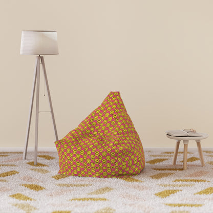"Yellow and Pink Smiley Pattern" BEAN BAG CHAIR COVER