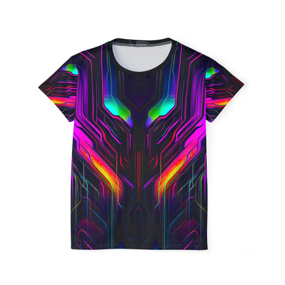 Front view of the "Knight City" sport tee, showing the all-over print design across the chest.