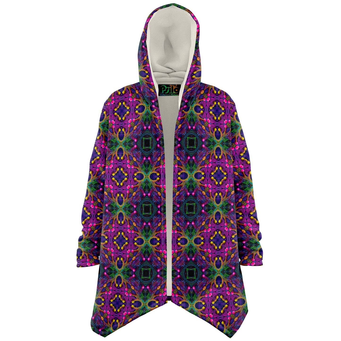 "Kiss Me Pattern" HOODED CLOAK