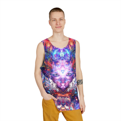Back view of the Lapis Philosophorum men's tank top design.