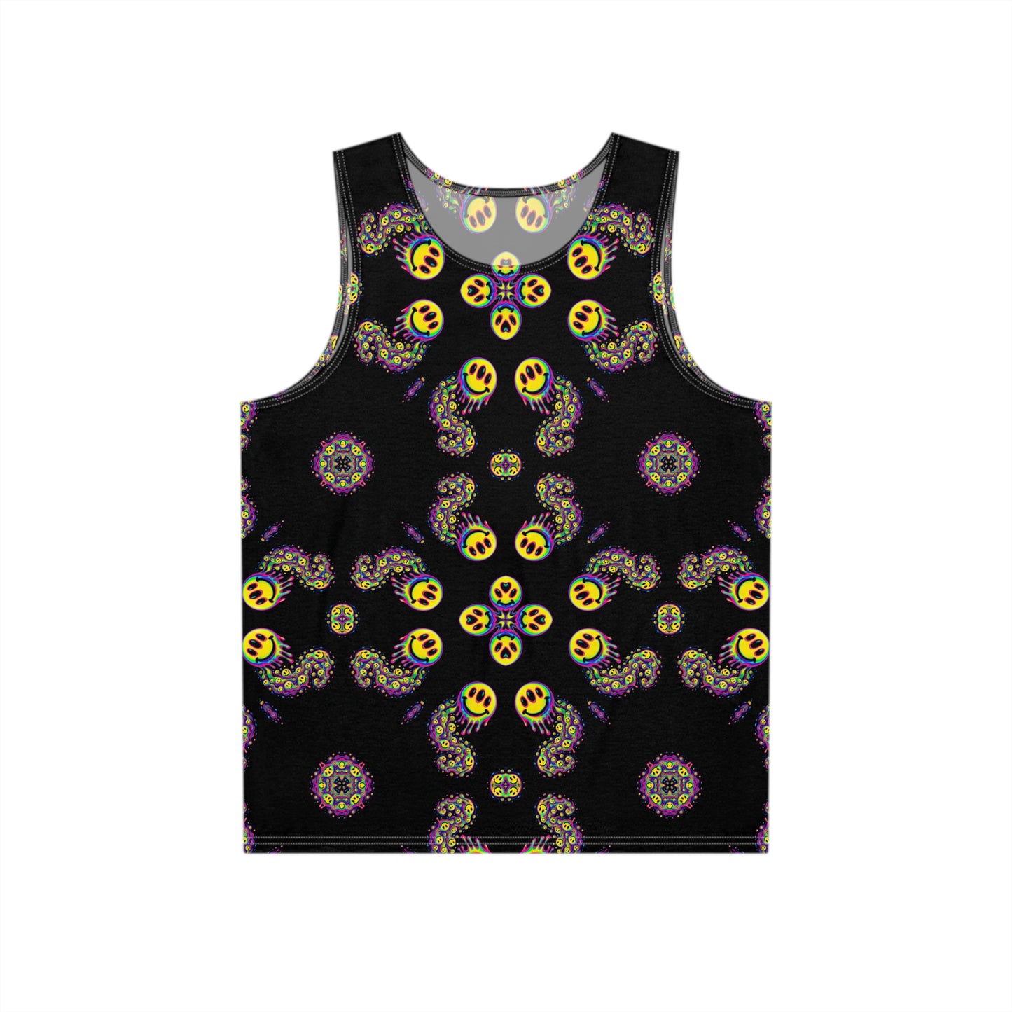 "Alien Smiles Lattice" MEN'S TANK TOP