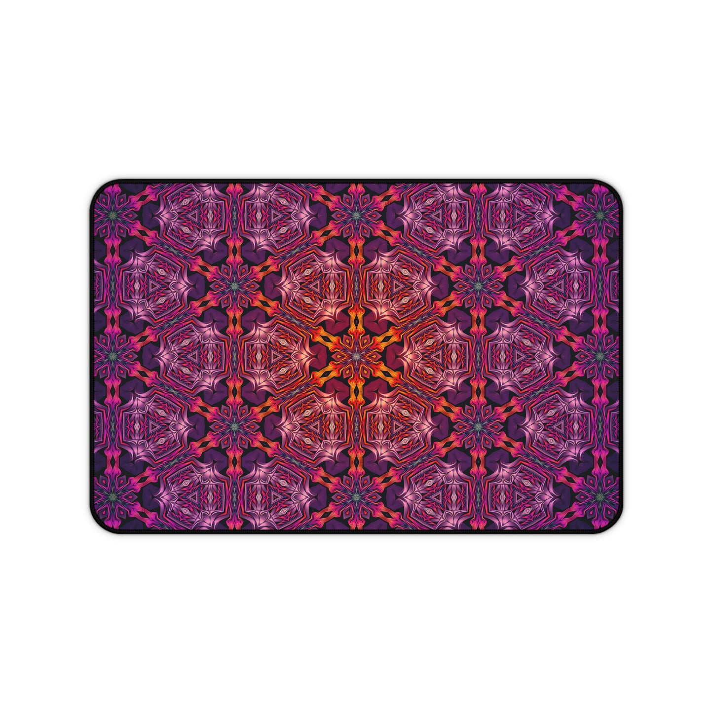 "Forged In Neon" DESK MAT / MOUSE PAD (12x18)(12x22)(15.5x31)