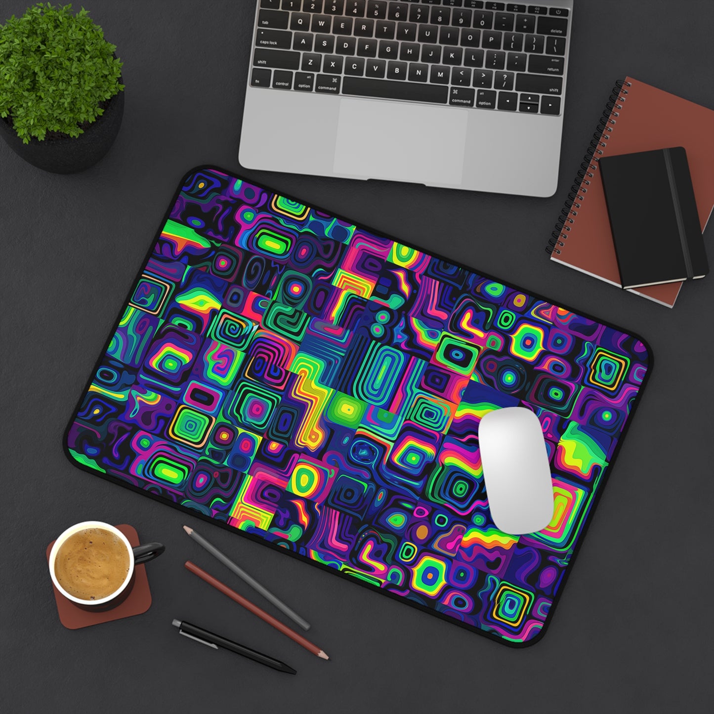 "Purple Delusion" DESK MAT (12x18)(12x22)(15.5x31)