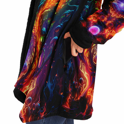 "Mush Dark So Color" HOODED CLOAK