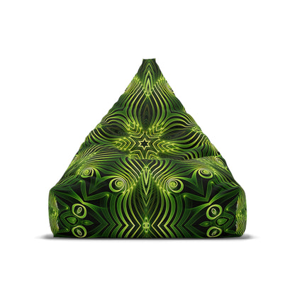 "Green Lattice" BEAN BAG CHAIR COVER
