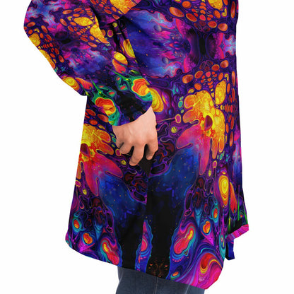 "Nebulon Burst" HOODED CLOAK
