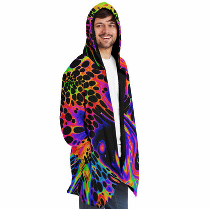 "Auroric Spill" HOODED CLOAK