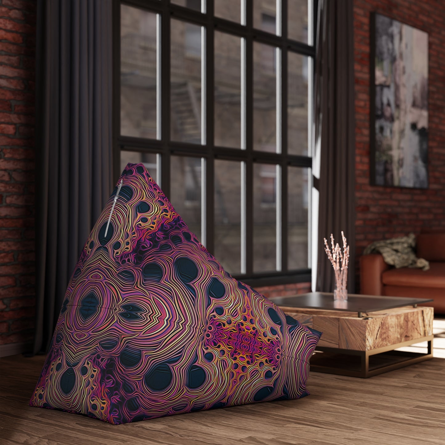 "Fractaleon V2" BEAN BAG CHAIR COVER