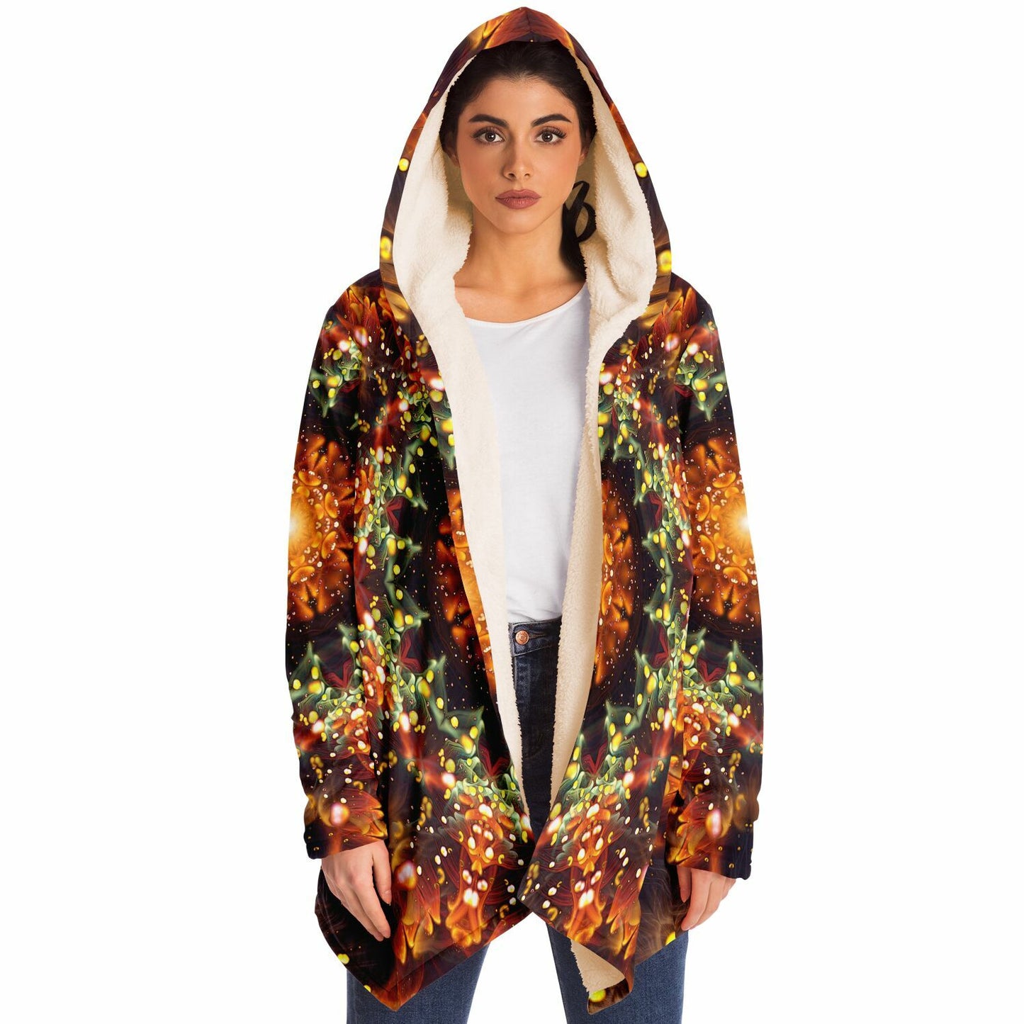 "Autumn Bloom" HOODED CLOAK