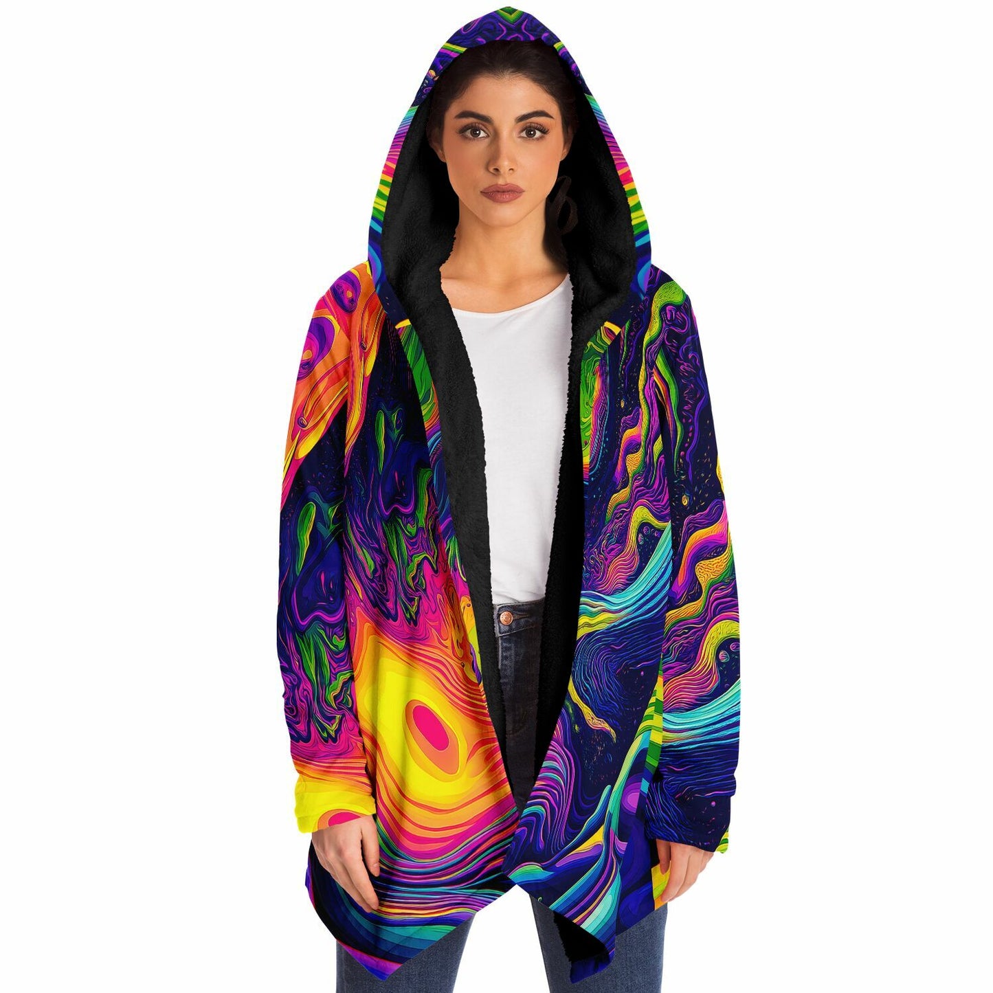 "Dimension 1111" HOODED CLOAK