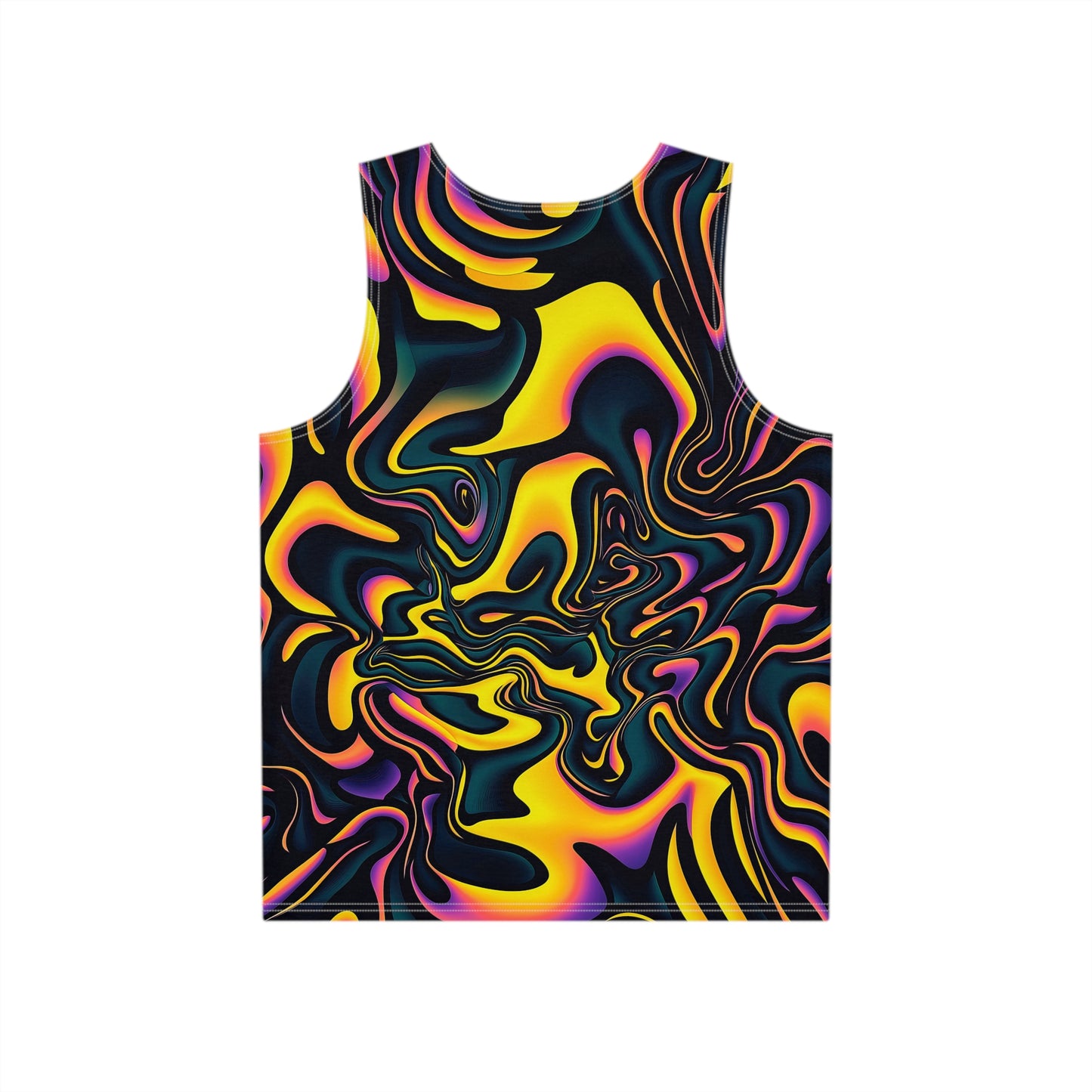 "Pink Plus Black Equals Yellow" MEN'S TANK TOP