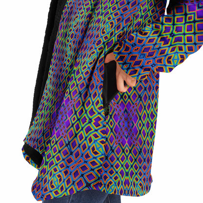 "Cymatic Surge" HOODED CLOAK