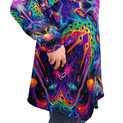 "Nebulizer" HOODED CLOAK