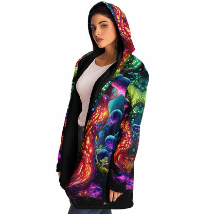 "Fungal Abyss" HOODED CLOAK