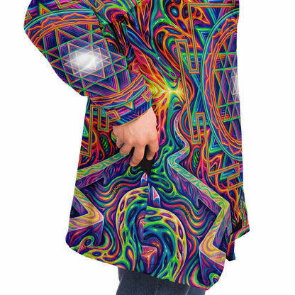 "Oh My Sri Yantra" HOODED CLOAK