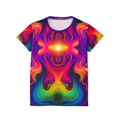 "Cosmic Currents" WOMEN'S SPORT TEE