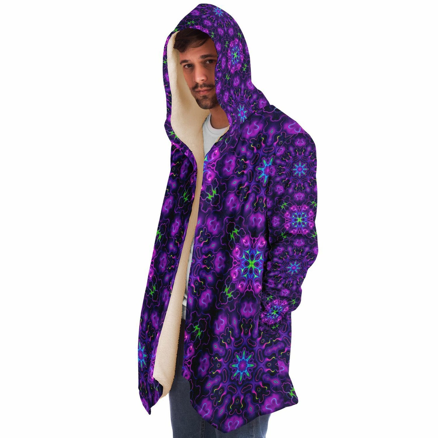 "Panspermia" HOODED CLOAK