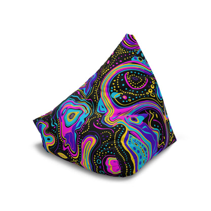 "Neon-Ray Vision" BEAN BAG CHAIR COVER