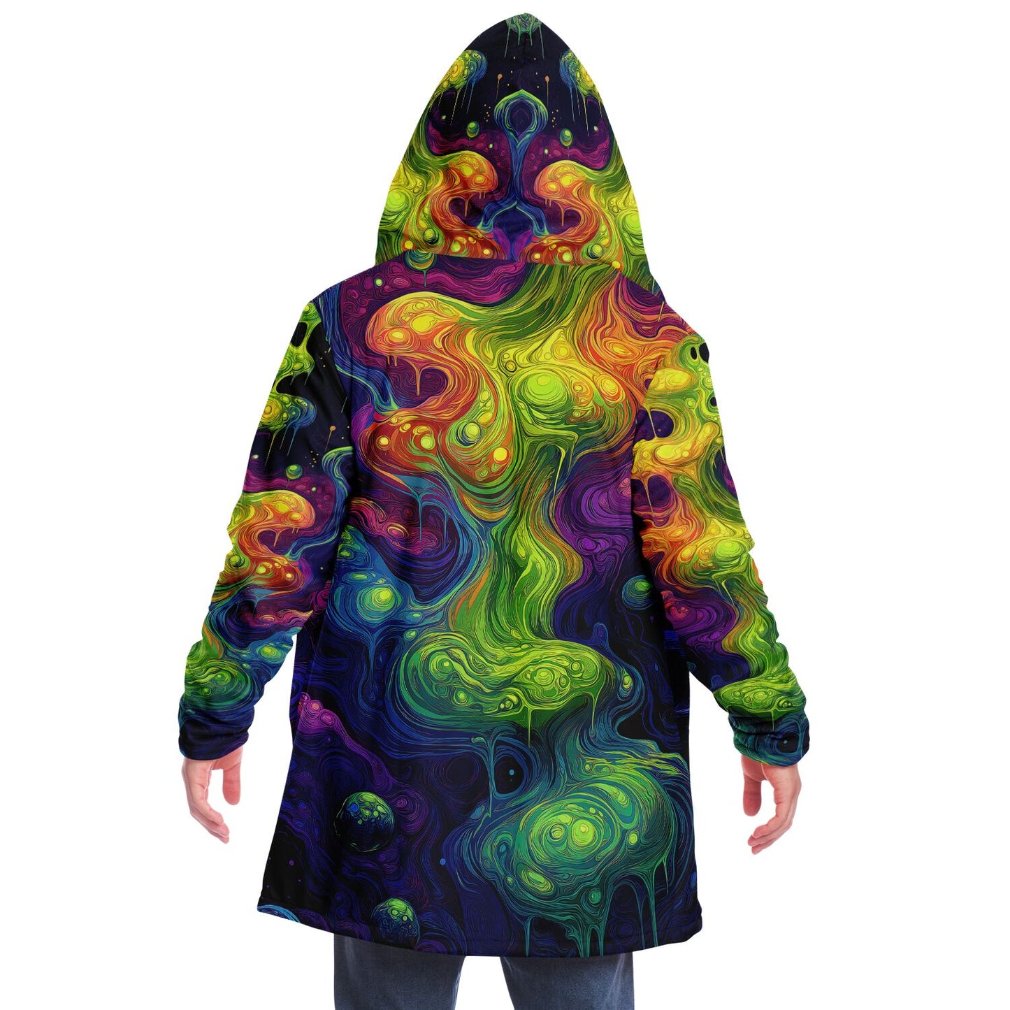 "I Love Lava Lamp" HOODED CLOAK