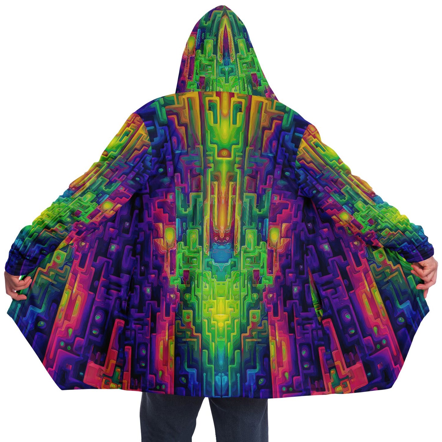 "Galaga" HOODED CLOAK