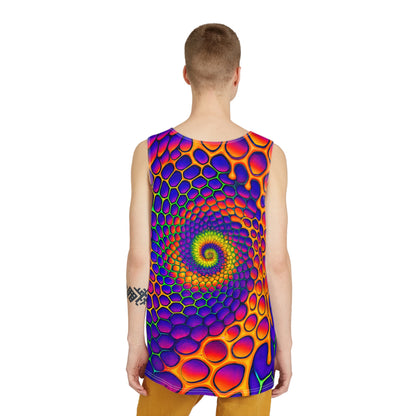 Flat lay of the Honeycore men's tank top.