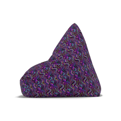 "Purple Liquid Pattern" BEAN BAG CHAIR COVER