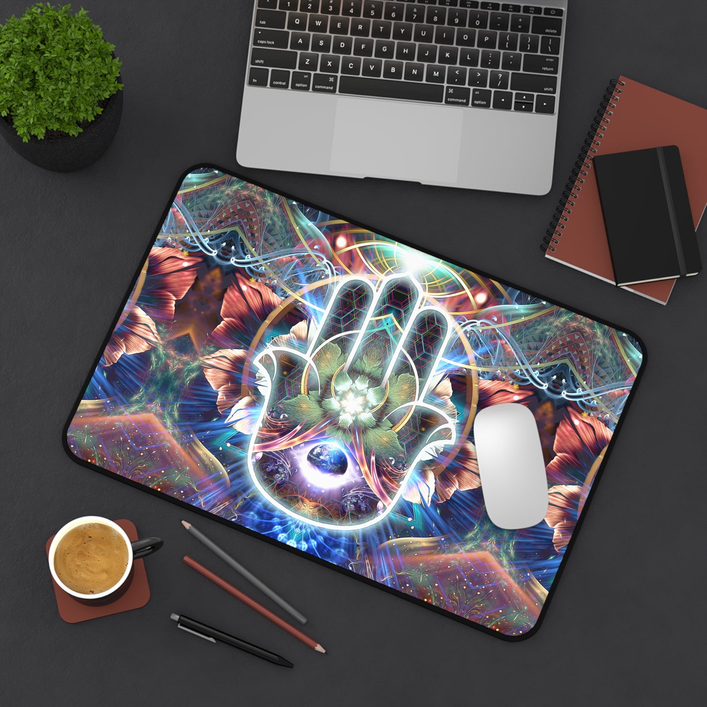 "Divine Protection" DESK MAT (12x18)(12x22)(15.5x31)