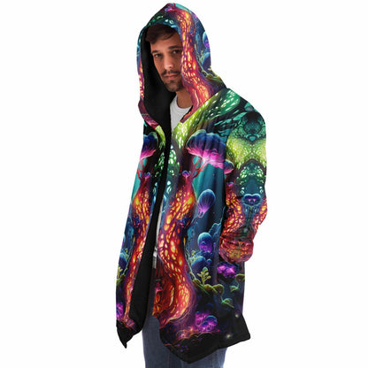 "Fungal Abyss" HOODED CLOAK