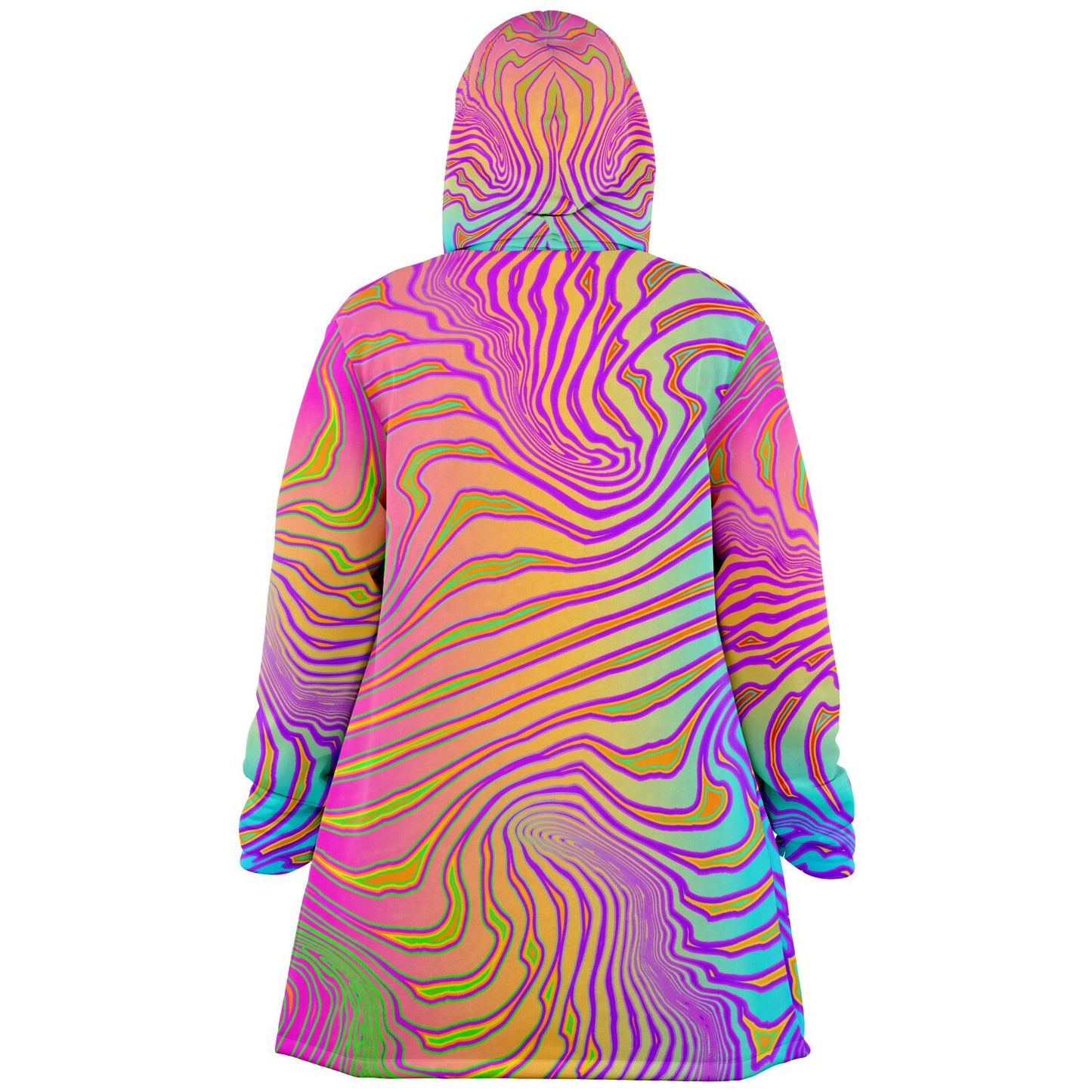 "Neon King" HOODED CLOAK