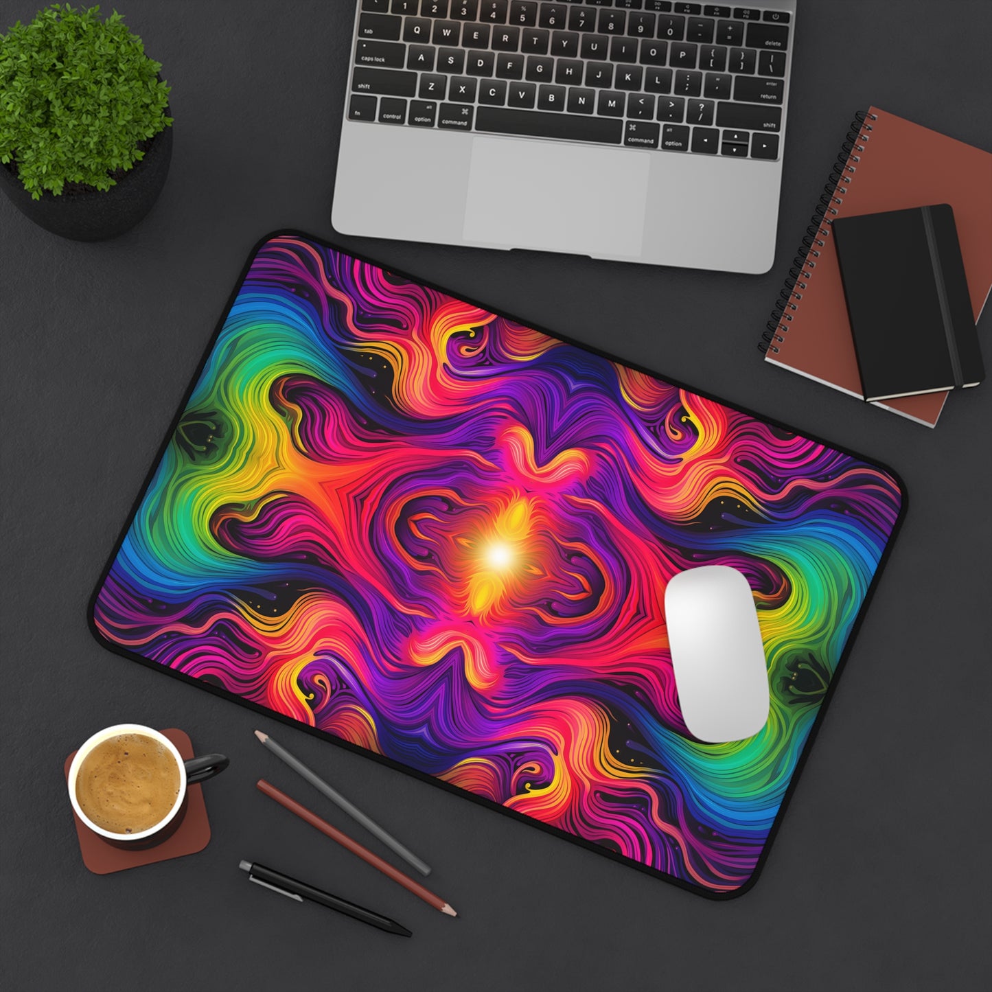 "Cosmic Currents" DESK MAT (12x18)(12x22)(15.5x31)